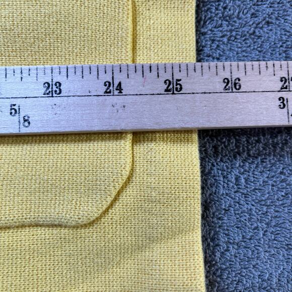 Banana Republic Sweater Blazer Jacket Womens XL Yellow Knit Academia Career - Picture 8 of 9